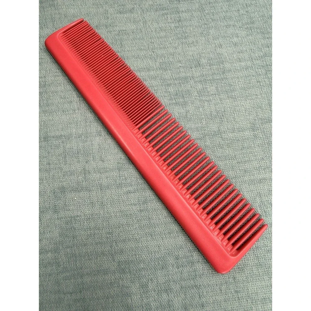 Vintage Conair Hair dressing Comb Red 7